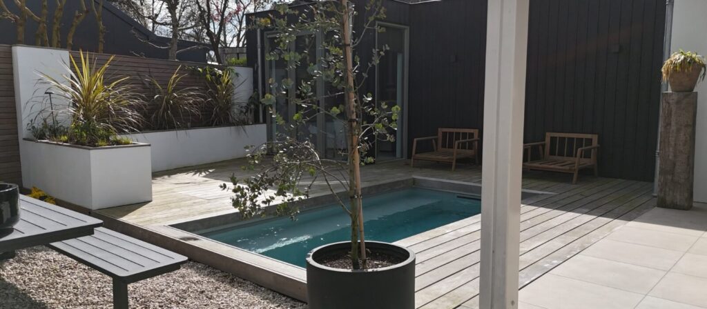 2x4m plunge pool in je tuin