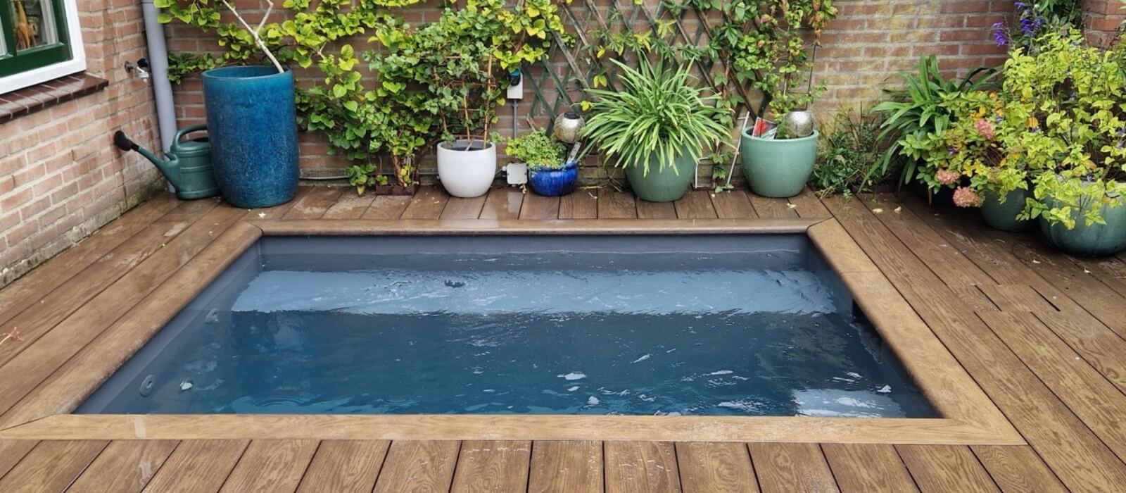 2x4m plunge pool in je tuin